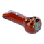 4" GSC Hand Pipe - Transparent Amber