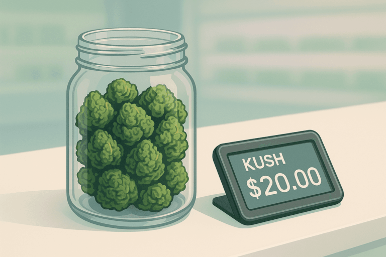 Daily Kush Price Examples from Mass Dispensary Menus