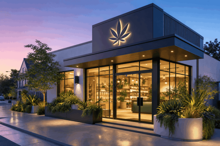 West Cambridge Picks at a Cannabis dispensary near West Cambridge